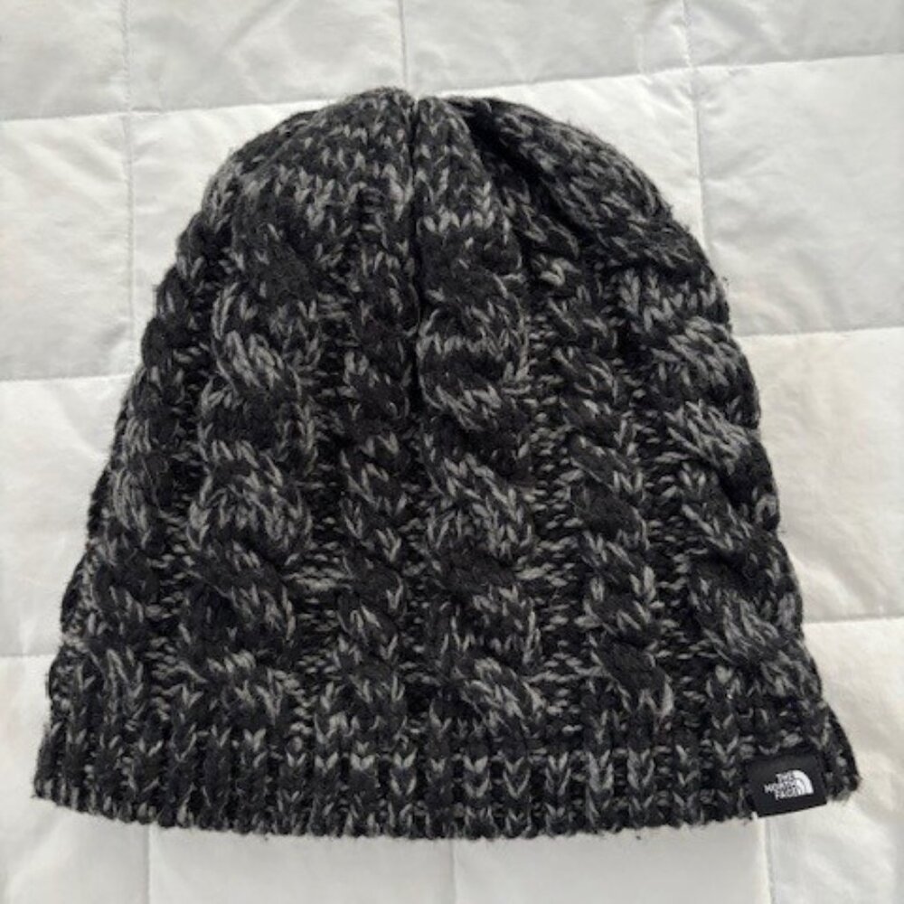 Women's Black North Face Warm Winter Hat